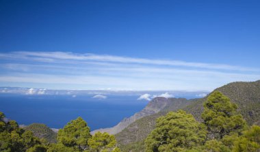 Gran Canaria, Aralık, görüntülemek Doğa Parkı Tamadaba batıdan