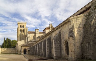Abbey Santa Maria La gerçek de Las Huelgas Burgos, İspanya için kapatın.
