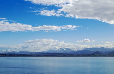 Bay Santander, Cantabria Dağları doğru genelinde Kasım görüntülemek