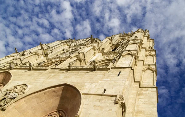 Indrukwekkende Kathedraal Van Saint Mary Van Burgos Gargoyles — Stockfoto