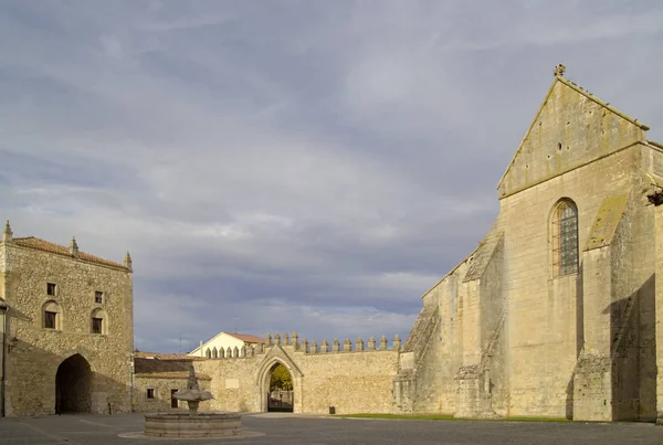 Abbey Santa Maria Gerçek Las Huelgas Burgos Spanya Için Kapatın — Stok fotoğraf