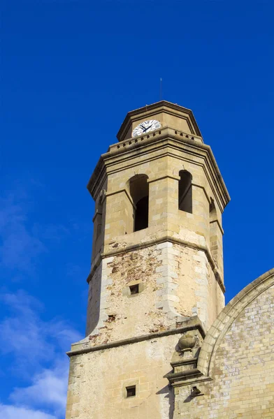 Iglesia Principal Calella Santa Maria Calella Cataluña España — Foto de Stock