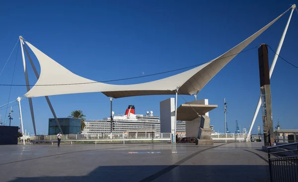 Las Palmas Spanien Dezember Queen Victoria Kreuzfahrtschiff Liegt Puerto Luz — Stockfoto