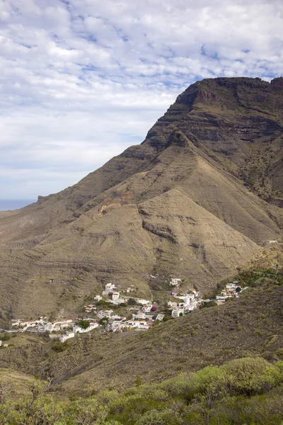 Gran Canaria Ocak Yol Ruta Del Cartero Risco Agaete Aldea — Stok fotoğraf