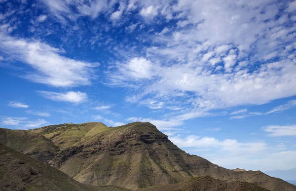 Gran Canaria Enero Vistas Desde Ruta Senderismo Ruta Del Cartero — Foto de Stock