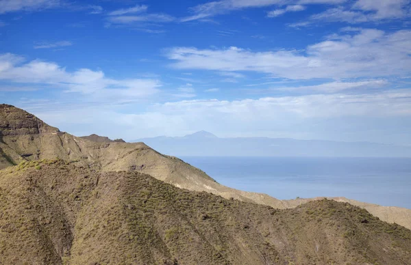 Gran Canaria Gennaio Vedute Dal Sentiero Escursionistico Ruta Del Cartero — Foto Stock