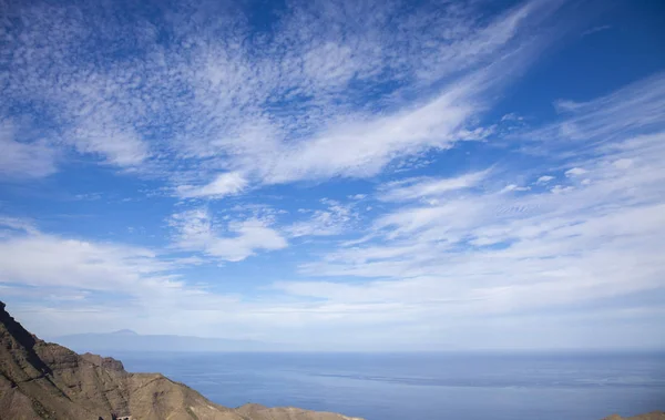 Gran Canaria Ocak Yol Ruta Del Cartero Risco Agaete Aldea — Stok fotoğraf