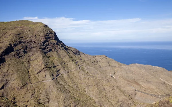 Gran Canaria Januari Utsikt Från Vandringsled Ruta Del Cartero Brevbäraren — Stockfoto