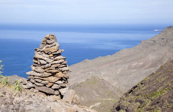 Gran Canaria Januar Aussicht Vom Wanderweg Ruta Del Cartero Postmannroute — Stockfoto