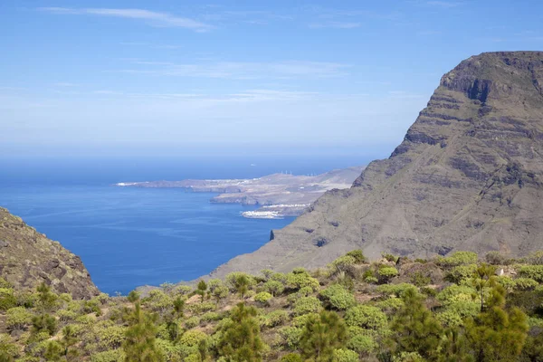 Gran Canaria Enero Vistas Desde Ruta Senderismo Ruta Del Cartero — Foto de Stock