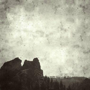 şık eski Kağıt arka plan, kare, Gran Canaria manzara ile dokulu