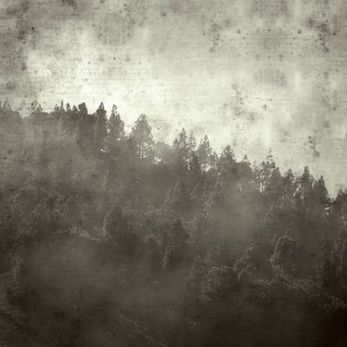 şık eski Kağıt arka plan, kare, Gran Canaria manzara ile dokulu