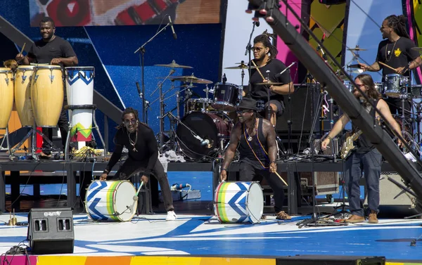 Carlinhos Brown performance — Stock Photo, Image