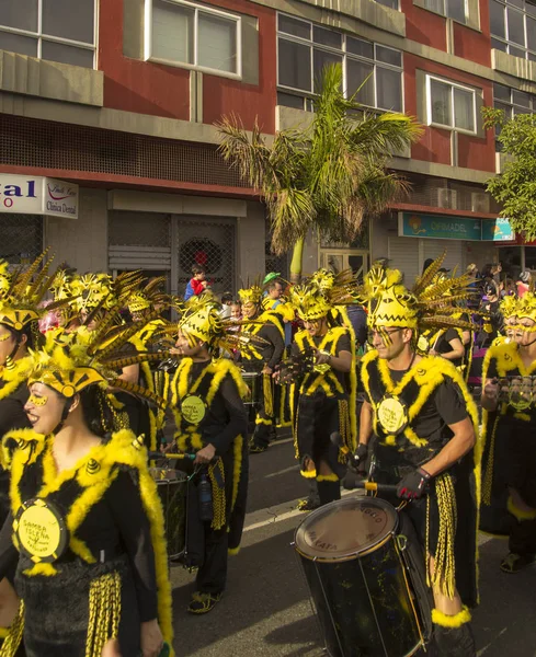 Las Palmas głównym karnawałowa parada — Zdjęcie stockowe
