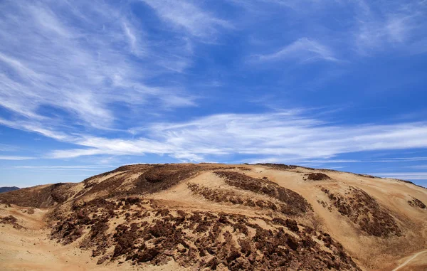 Tenerife, uitzicht vanaf wandelroute naar de top — Stockfoto