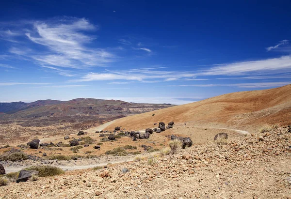 Тенерифе, вид с туристической тропы на вершину — стоковое фото