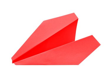 whte izole kağıt düzlem