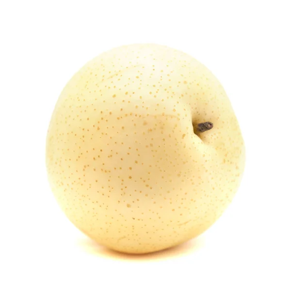 Azjatycka gruszka owoce na białym tle — Zdjęcie stockowe