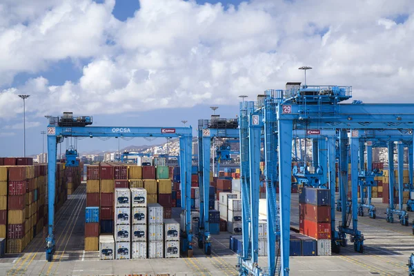 Port przemysłowy Las Palmas — Zdjęcie stockowe