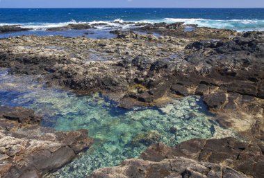 La Isleta'da Gran Canaria sahili