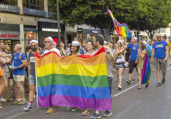 Гей-парад в Валенсии — стоковое фото