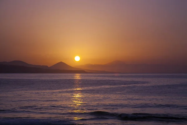 Coucher de soleil sur Teide — Photo