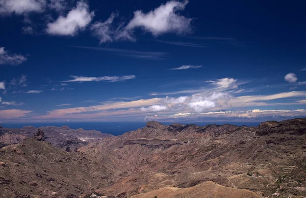 Gran Canaria Landscape Central Part Island Las Cumbres Summits — Stock Photo, Image