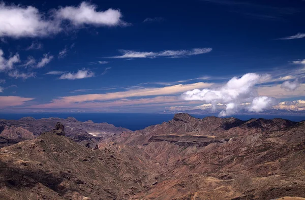 Gran Canaria Landscape Central Part Island Las Cumbres Summits — Stock Photo, Image