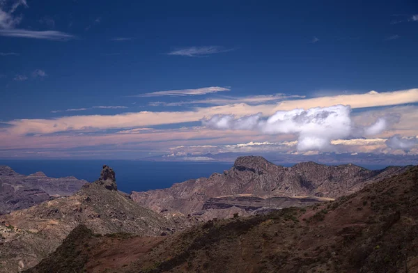 グラン カナリア島 島の中央部の風景 カンブレス すなわちサミット — ストック写真