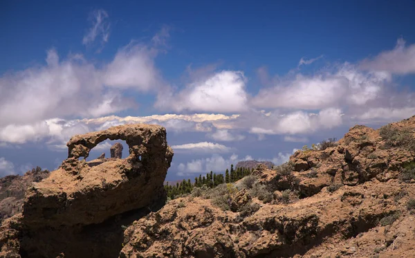 Gran Canaria Landschaft Des Zentralen Teils Der Insel Las Cumbres — Stockfoto