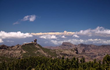 Gran Canaria, adanın merkezinin manzarası, Las Cumbres, yani Zirveler