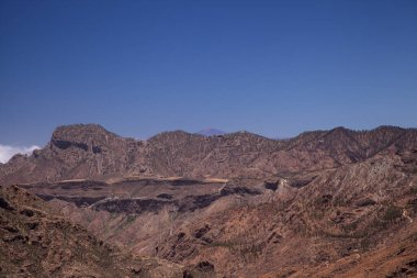 Gran Canaria, adanın merkezinin manzarası, Las Cumbres, yani Zirveler