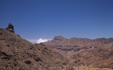 Gran Canaria, adanın merkezinin manzarası, Las Cumbres, yani Zirveler