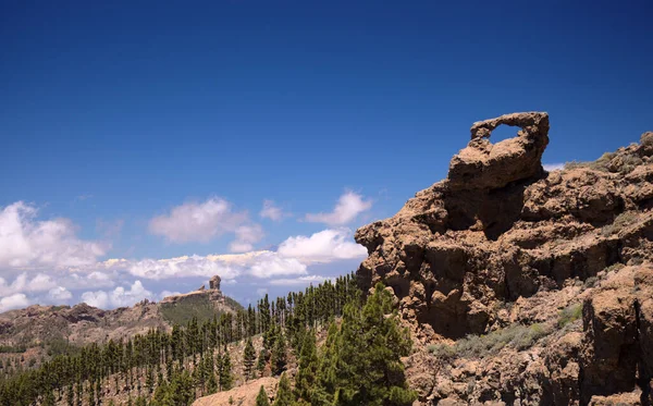 Gran Canaria Paisaje Parte Central Isla Las Cumbres Decir Las — Foto de Stock