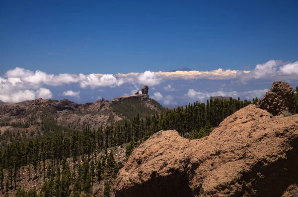 Gran Canaria Paisagem Parte Central Ilha Las Cumbres Seja Cimeiras — Fotografia de Stock