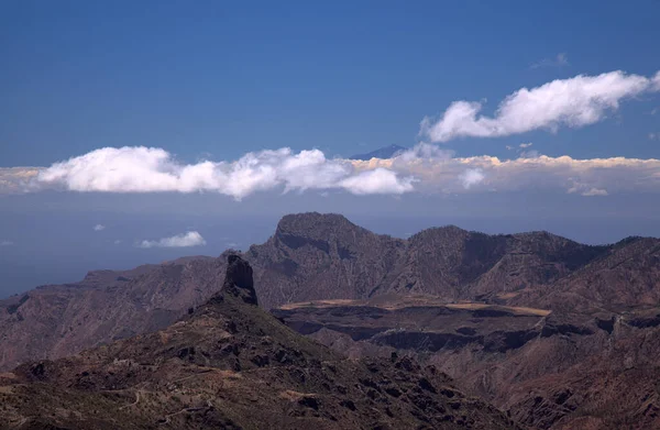 Gran Canaria Paisaje Parte Central Isla Las Cumbres Decir Las — Foto de Stock