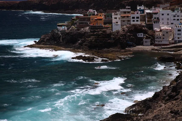 Gran Canaria Coasta Abruptă Minucipalității Galdar Nord Vestul Insulei — Fotografie, imagine de stoc