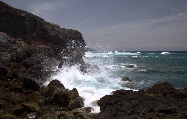 Gran Canaria Strmé Pobřeží Galdar Minucipality Severozápadě Ostrova — Stock fotografie