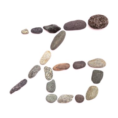 Çince anlamı kaya ya da taş, çakıl taşından yapılmış, beyaz.