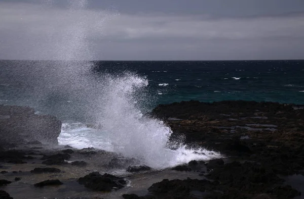 Costa Nord Occidentale Gran Canaria Isole Canarie Puerto Las Nieves — Foto Stock