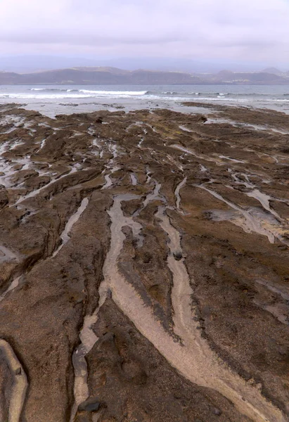Gran Canaria Texturas Rocas Playa Confital Borde Las Palmas — Foto de Stock
