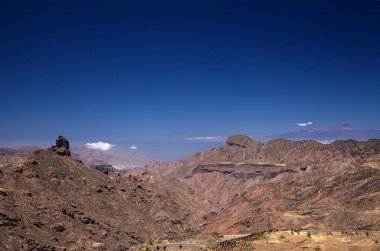Gran Canaria, adanın merkezinin manzarası, Las Cumbres, yani Zirveler
