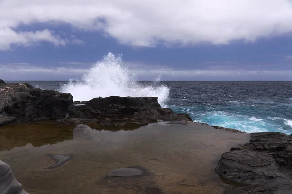 Costa Norte Gran Canaria Ilhas Canárias Área Banaderos — Fotografia de Stock