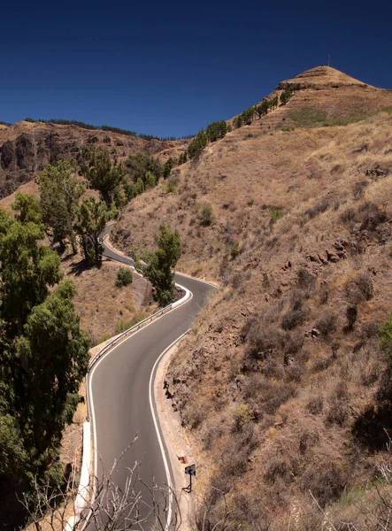 Gran Canaria Krajina Centrální Části Ostrova Las Cumbres Summity — Stock fotografie