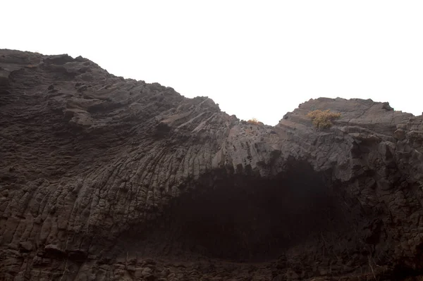 Nordküste Von Gran Canaria Kanarische Inseln Küstenpfad Entlang Der Vulkanlandschaft — Stockfoto