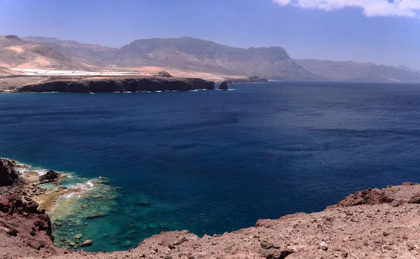 Costa Nord Occidentale Gran Canaria Isole Canarie Regione Sardina Del — Foto Stock