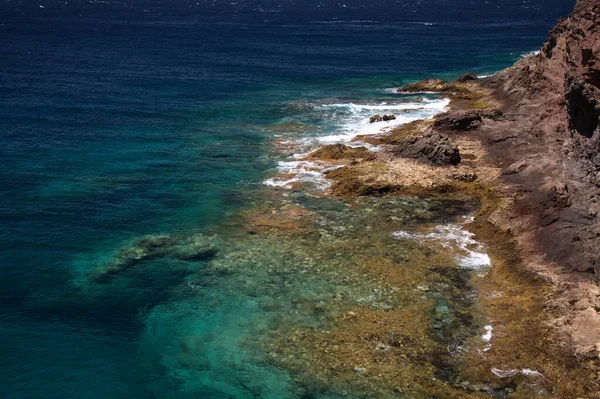 Βορειοδυτική Ακτή Της Gran Canaria Κανάριοι Νήσοι Περιοχή Sardina Del — Φωτογραφία Αρχείου