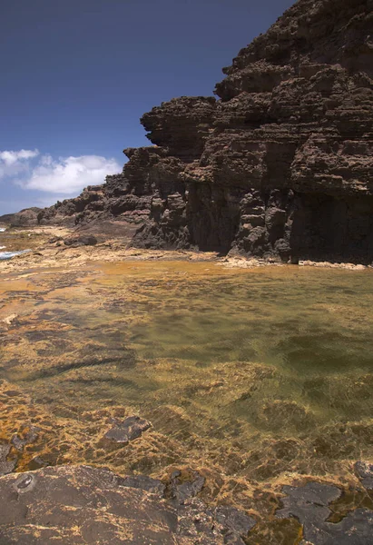 Gran Canarias Nordvästra Kust Kanarieöarna Sardina Del Norte Området Kommunen — Stockfoto