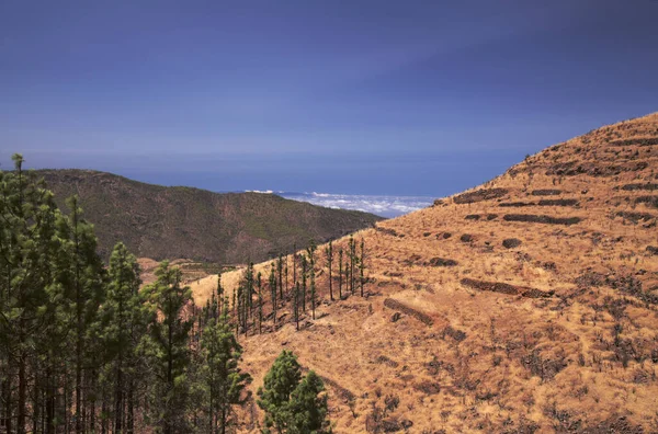Gran Canaria Lanskap Bagian Tengah Pulau Las Cumbres Summits Canary — Stok Foto