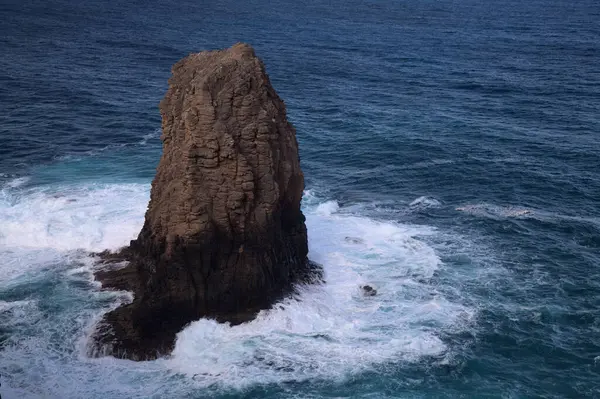 Gran Canaria Paisaje Escarpada Erosión Costa Noroeste Entre Los Municipios —  Fotos de Stock